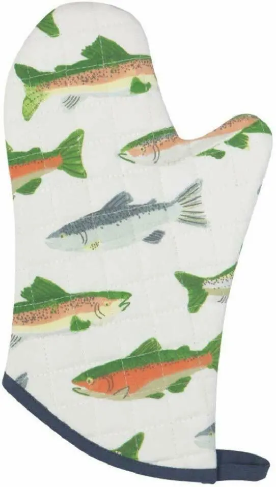 Gone Fishin’ Insulated Oven Mitt – Now Designs 1