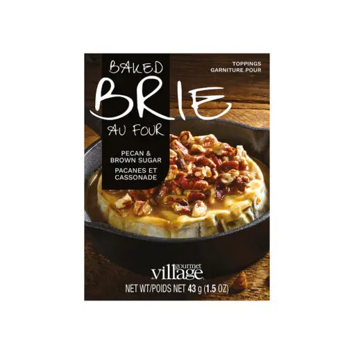 Gourmet Village Brown Sugar & Pecan Brie Topping – Gourmet Cheese Accompaniment 1