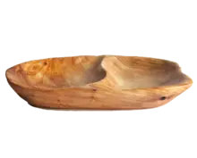 Greener Valley Trading Charcuterie Platter – Divided Wooden Board (13–14" L, 2" D) 1