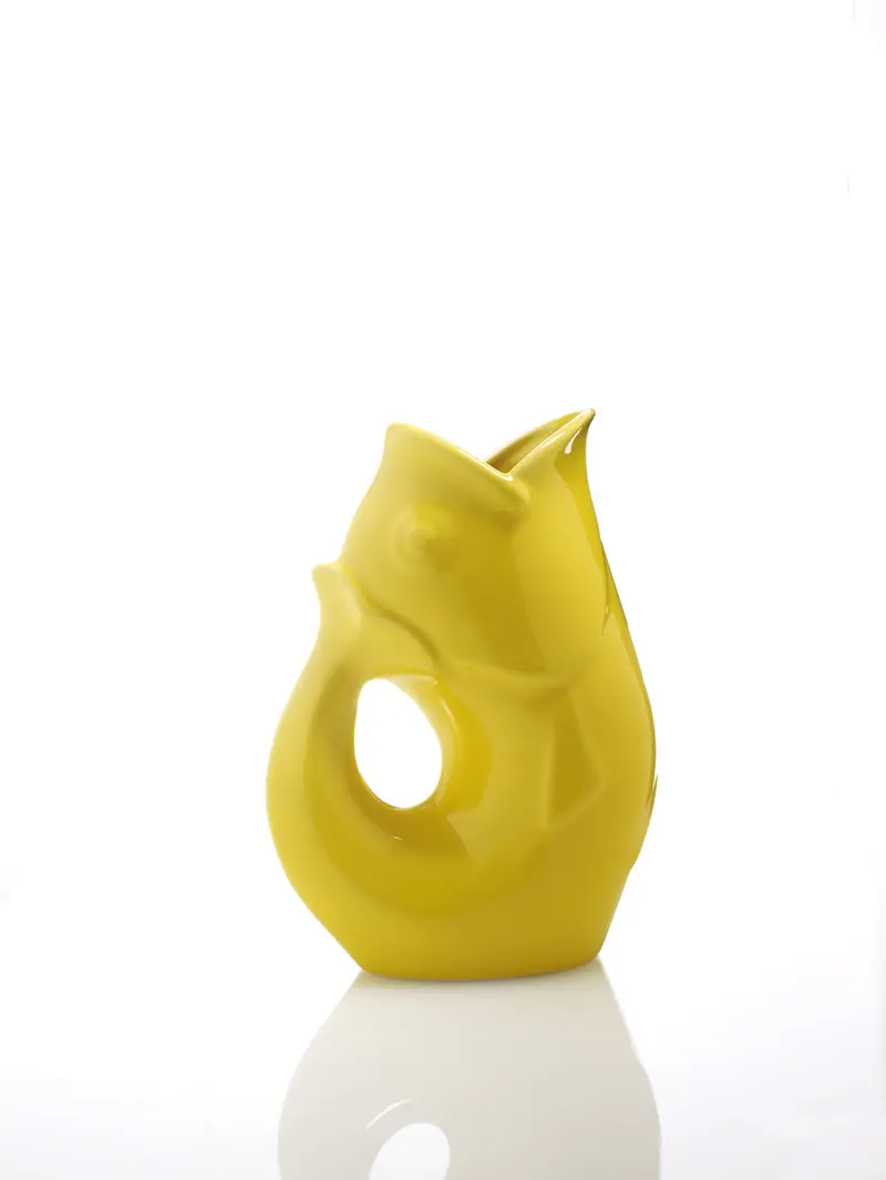 Gurgle Pot Extra-Small Sunflower-Pattern Creamer 1