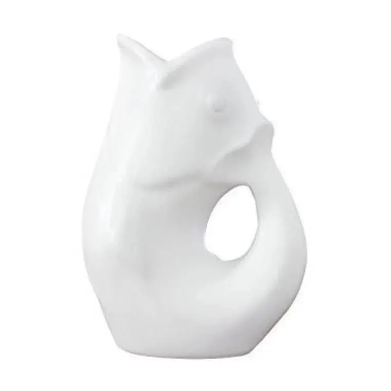 Gurglepot Mini Matte White Bubble Pot 1