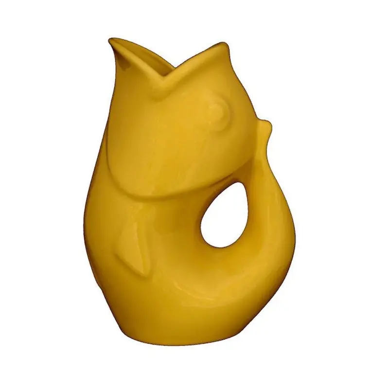 Gurglepot Oversized Mustard-Colored Bubble Pot 1