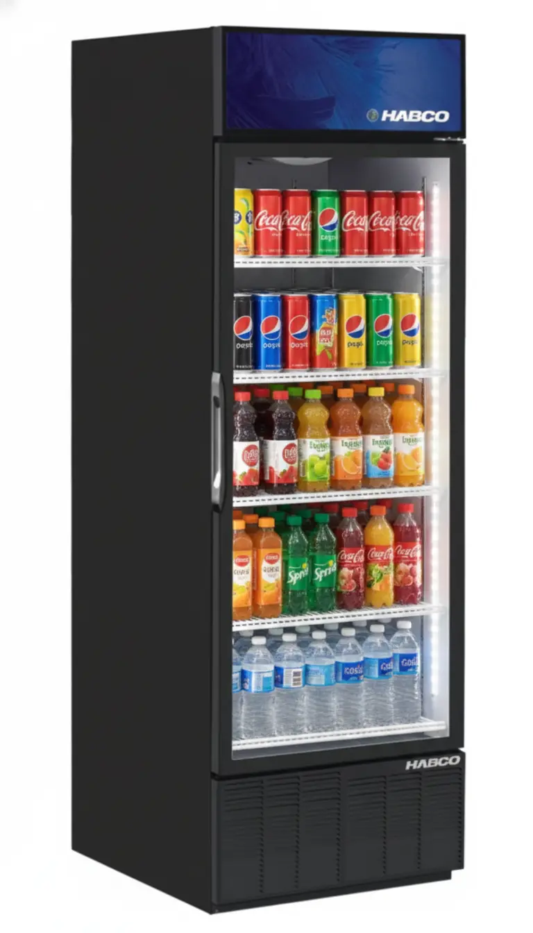 Habco Esm18Hc: 24-Inch 5-Shelf Single-Glass-Door Refrigerated Merchandiser 1