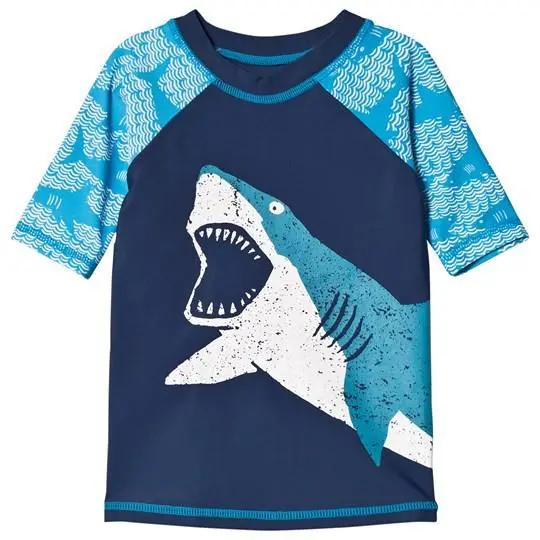 Hatley Shark Alley Rashguard Top For Boys 1