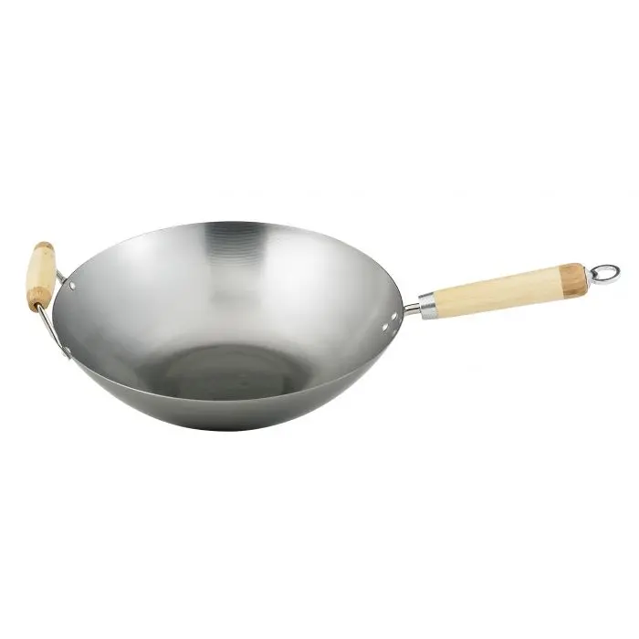 Helen'S 14-Inch Carbon Steel Wok 1