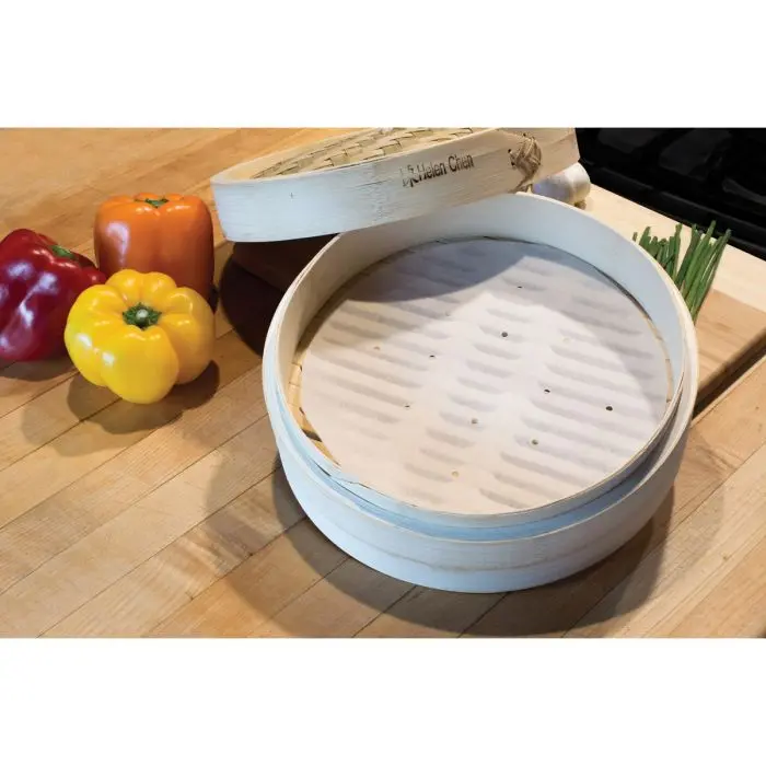 Helen’S Asian Kitchen Perforated Parchment Steamer Liners – 9.5-Inch, 20-Pack 1