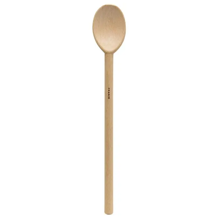 Hic Classic French Beechwood Spoon – 12-Inch All-Purpose Cooking Utensil 1