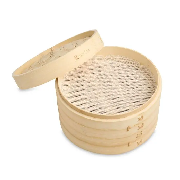 Hic Helen’S Asian Kitchen 10-Inch Silicone Steamer Liners – Pack Of 4 Reusable Pads 1
