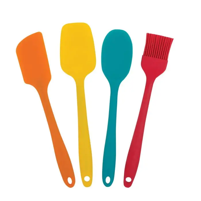 Hic Mrs. Anderson’S Mini Silicone Baking Tools – 4-Piece Essential Set 1