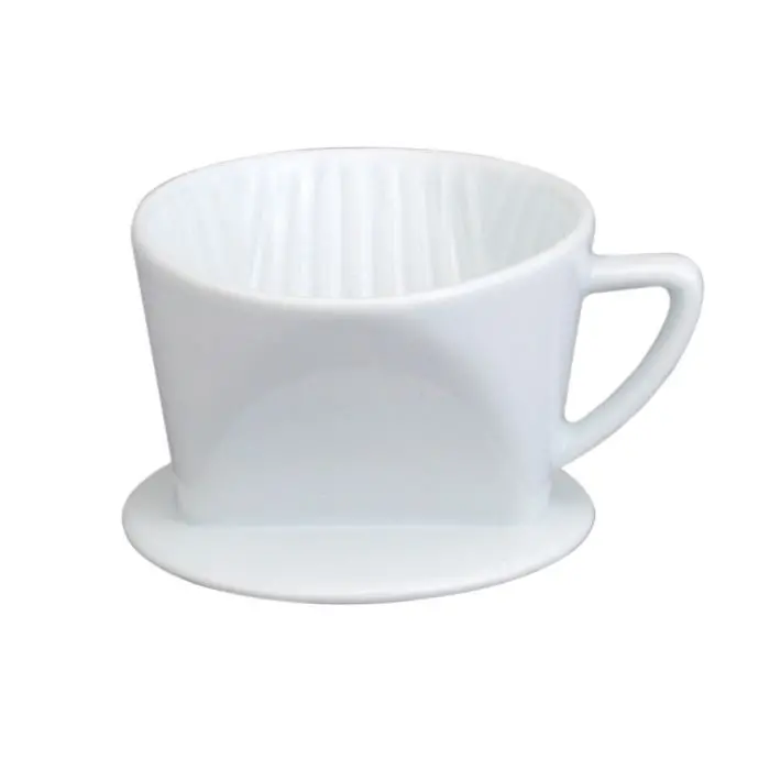 Hic Porcelain #1 Drip Filter Cone For Single-Serve Pour-Over 1