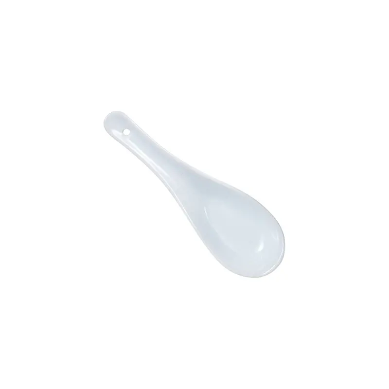 Hic Porcelain Chinese Soup Spoon With Ergonomic Handle 1
