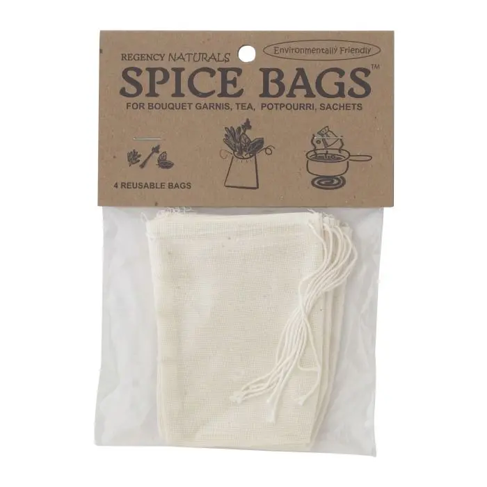 Hic Regency Natural Cotton Reusable Spice Bags – Eco-Friendly Storage 1