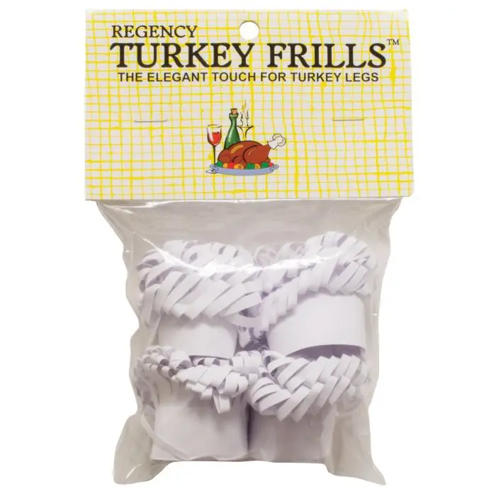Hic Regency Turkey Carving Set With Frilled Edge 1