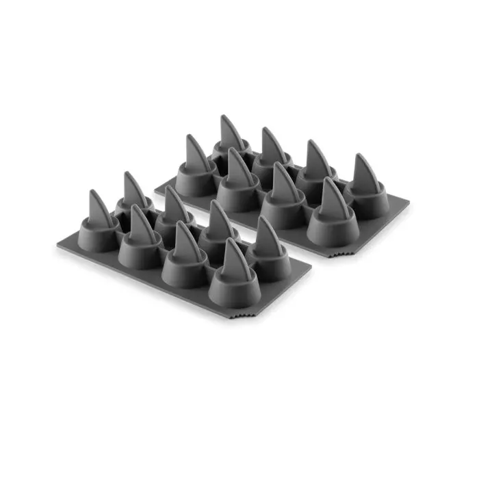 Hic Silicone Shark Fin Ice Cube Tray – Dual-Pack For Unique Shapes 1