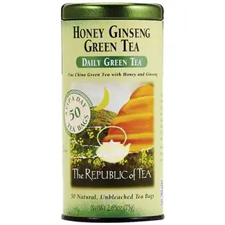 Honey Ginseng Green Tea Blend – Republic Of Tea 1