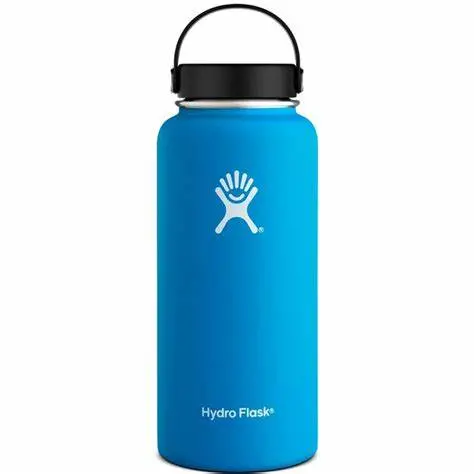 Hydro Flask 32 Oz Pacific Blue Wide-Mouth Insulated Bottle With Flex Cap 1