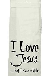I Love Jesus… But I Cuss A Little – Faith-Based Humor Gift 1