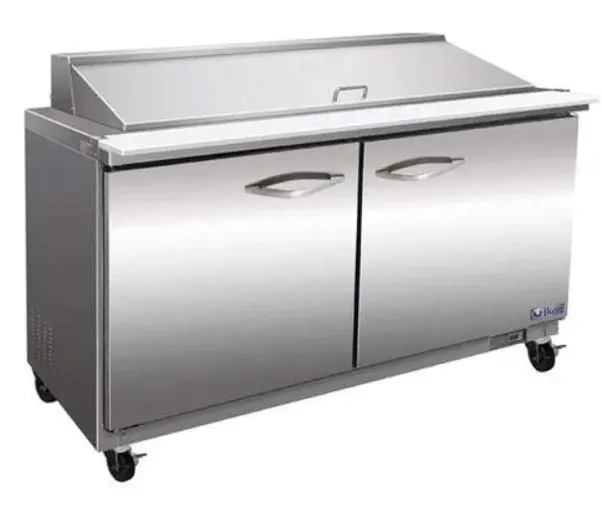 Ikon 61.2-Inch Mega Top Refrigerated Prep Table – Dual-Door Configuration (Isp61M) 1