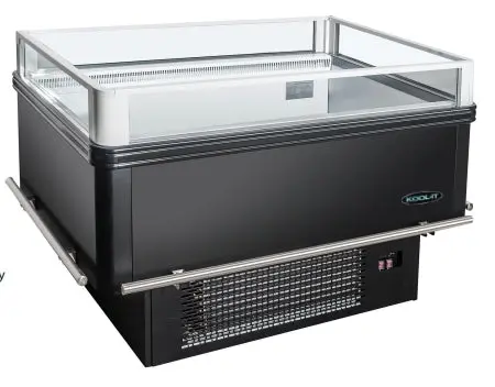 Ikon Kii 280 Dual-Zone Island Showcase – 9.5 Cu Ft Refrigerated Display Case 1