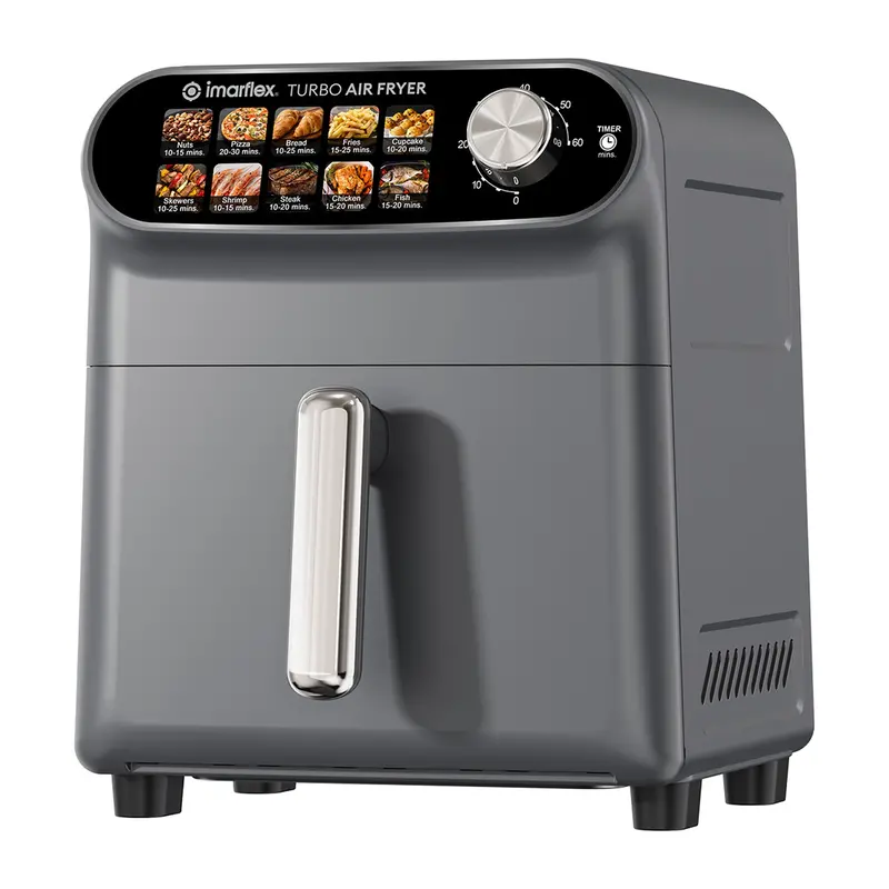 Imarflex 6-Liter Air Fryer With Digital Touchscreen And Pre-Set Menus 1