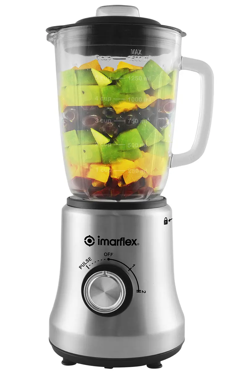 Imarflex Ib-645Gs 1.5-Liter Power Blender With Glass Jar 1