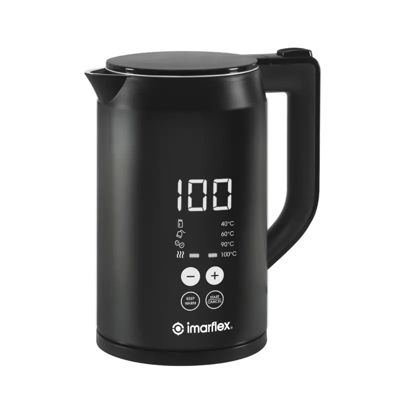 Imarflex Ikw-715Ds 1.5L Double-Wall Insulated Electric Kettle 1