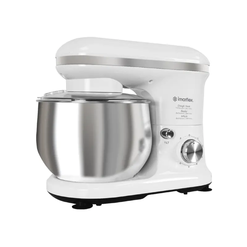 Imarflex Imx-486W 4.8-Liter Stand Mixer In White 1