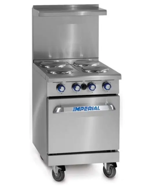 Imperial 24-Inch 4-Burner Electric Range – Commercial Countertop Cooktop (Ir-4-E) 1