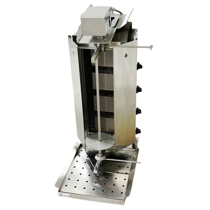 Inoksan For02295 4-Burner Natural Gas Doner Shawarma Rotisserie – Refurbished 1