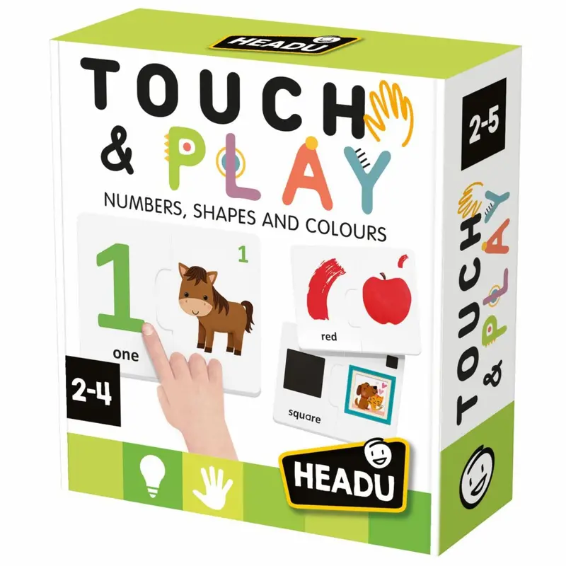 Interactive Touch-And-Play Board Book: Numbers, Shapes & Colors 1