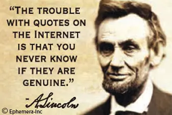 Internet Quote Skepticism Magnetic Ephemera 1