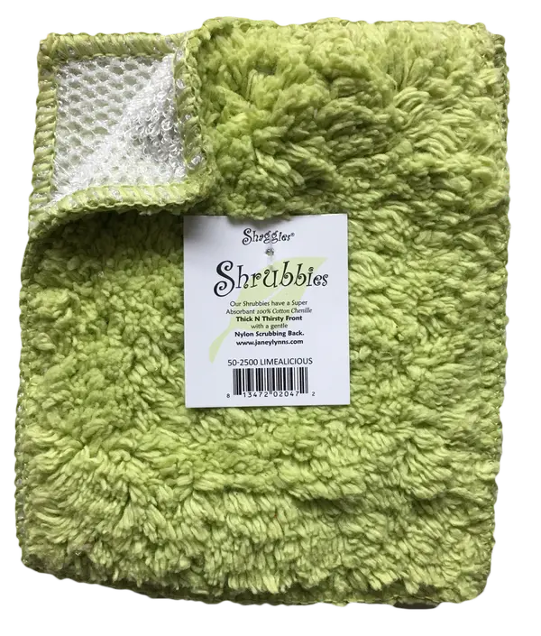 Janey Lynn'S Limealicious Shrubbie Dishcloth Set 1