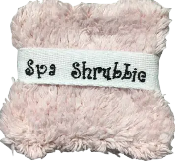 Janey Lynn'S Spa Shrubbie Dishcloth In Barely Pink 1