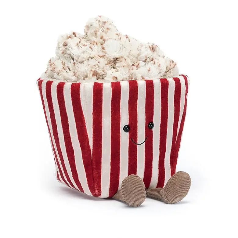 Jellycat Amusable Popcorn Plush – Fun Snack-Inspired Stuffed Treat 1