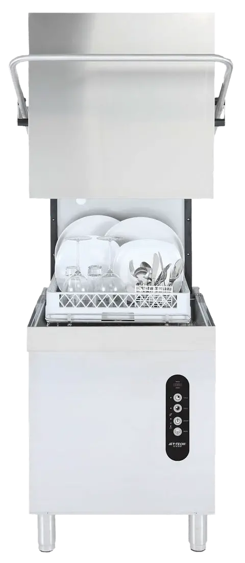 Jet Tech Ev22 High-Temperature Pass-Through Dishwasher – 30 Racks/Hour Capacity 1