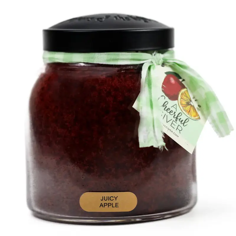Juicy Apple Scented Candle – 34Oz Cheerful Giver Soy Wax Jar 1