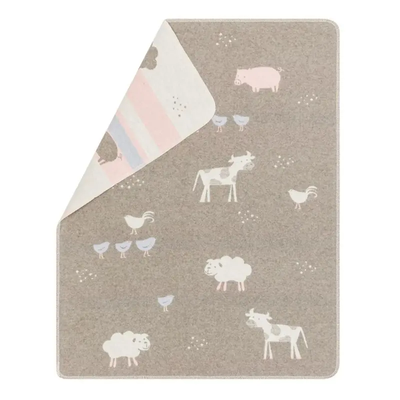 Juwel Flannel Blanket For Babies – Farm Life Scene 1
