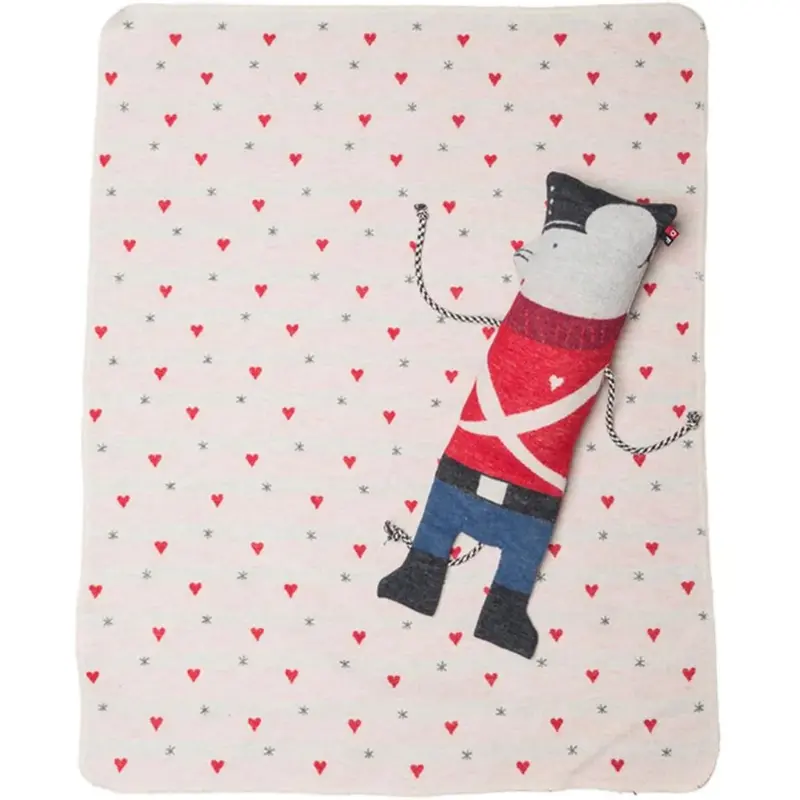 Juwel Organic Baby Blanket – Christmas Mouse Design 1