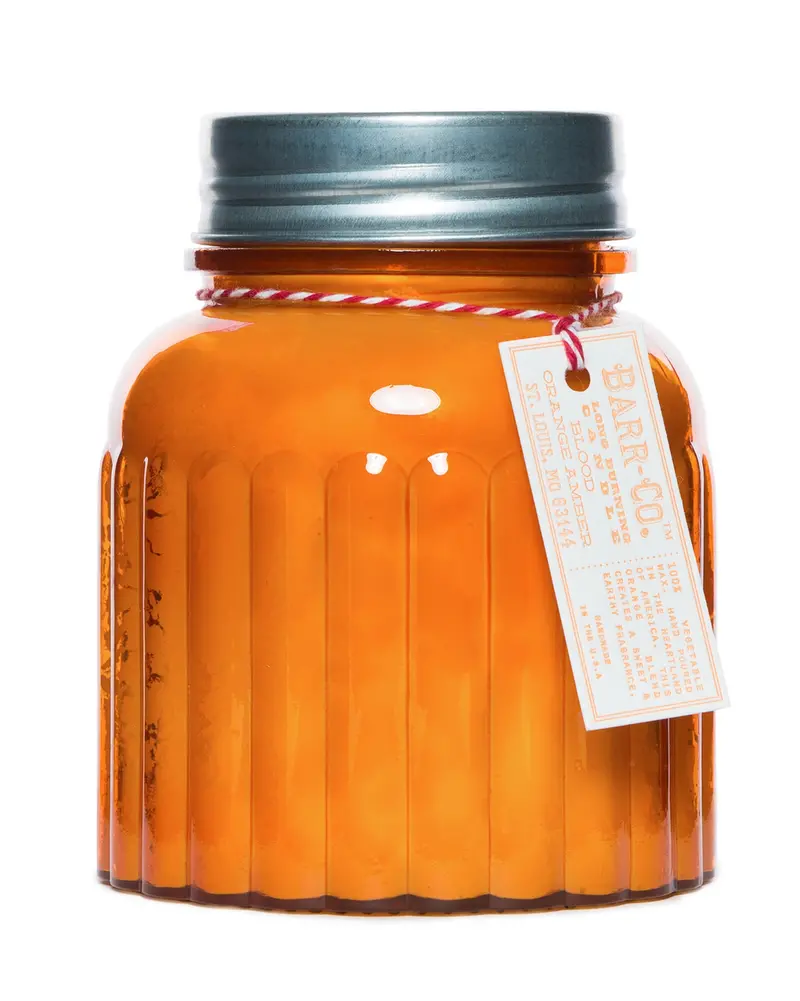 Khall Blood Orange Amber Apothecary Jar 1
