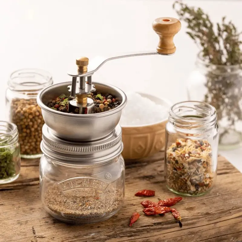 Kilner Create & Make Adjustable Seasoning Grinder For Herbs And Spices 1