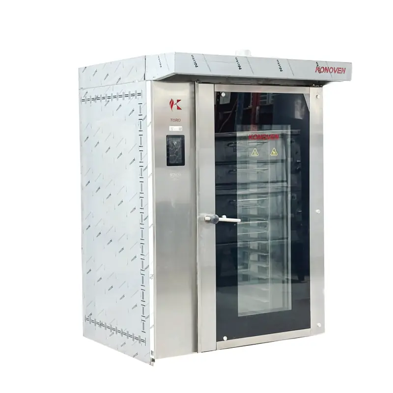 Konoven Toro Long 15-G 15-Tray Natural Gas Rotating Bakery Oven 1