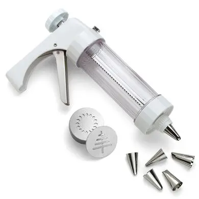 Kuhn Rikon Manual Cookie Press – Adjustable Discs 1