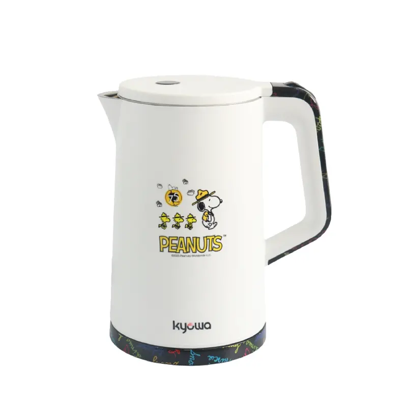 Kyowa Kw-1391 Snoopy-Themed 1.7-Liter Electric Kettle – Fast Boil & Safety Lock 1