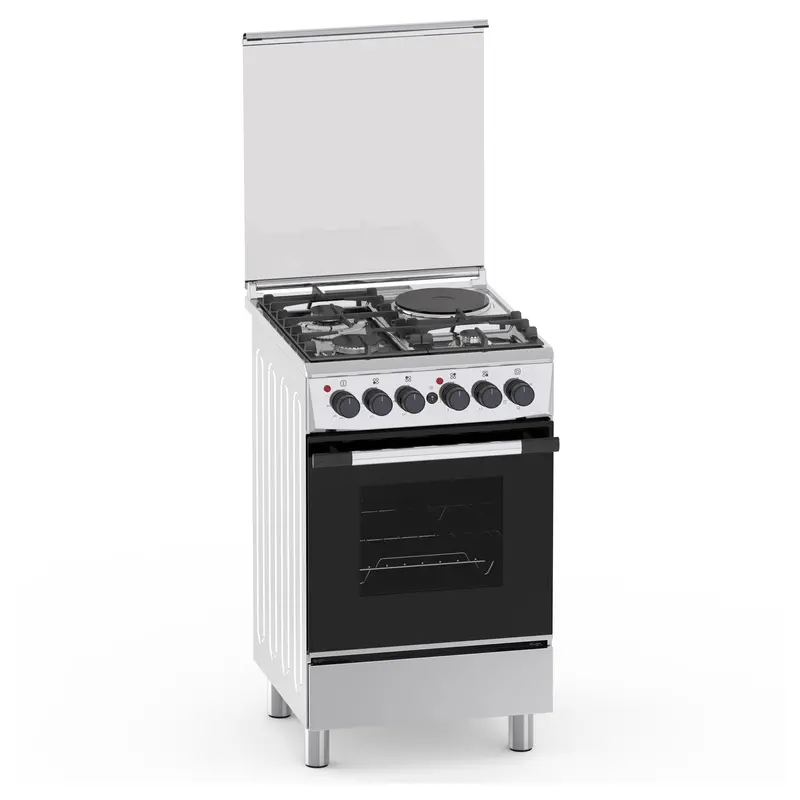 La Germania 50 Cm Stainless Steel Gas Range – 3 Burners + 1 Electric (Cgfc531-40Xr) 1