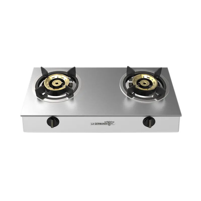 La Germania G-1000Max Stainless Steel Gas Stove – 4-Burner Domestic Range 1
