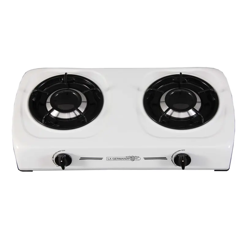 La Germania G-702Ef Dual-Fuel (Gas + Electric) 4-Burner Range 1