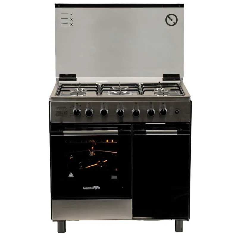 La Germania Pfg-8050-30Xtr – 84Cm Stainless Steel Built-In Gas Range 1