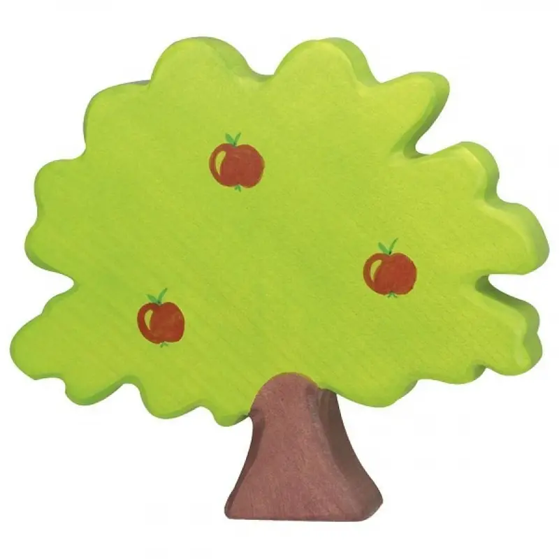 Large Apple Tree Figurine – Botanical-Themed Decorative Piece 1