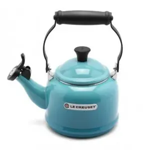 Le Creuset 1.25-Quart Caribbean Demi Kettle With Whistle 1