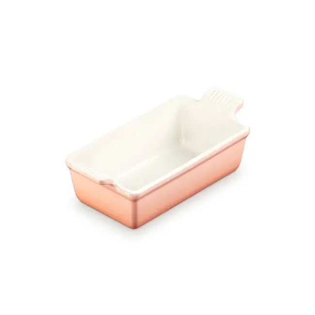 Le Creuset 9-Inch Peche Orange Heritage Loaf Pan – Vibrant Enamel Finish 1